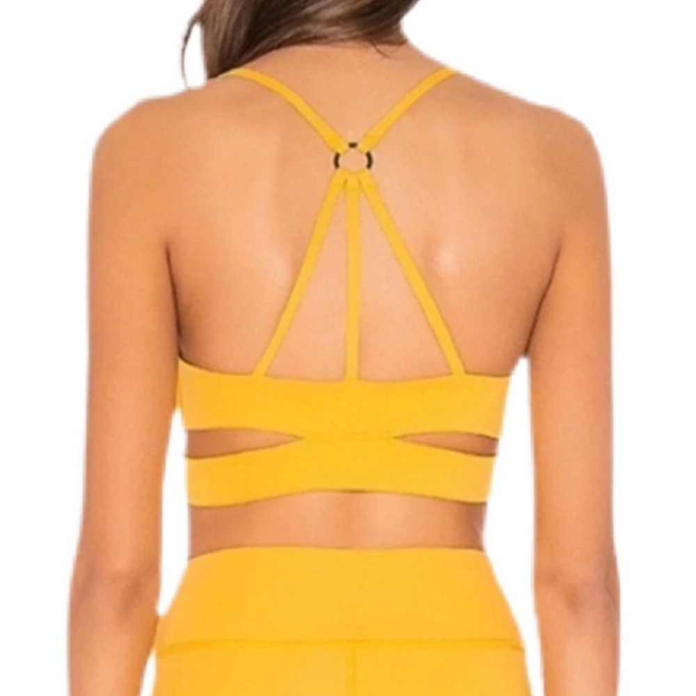 Lovewave Brittany Yellow Sports Bra - Picture 2 of 6